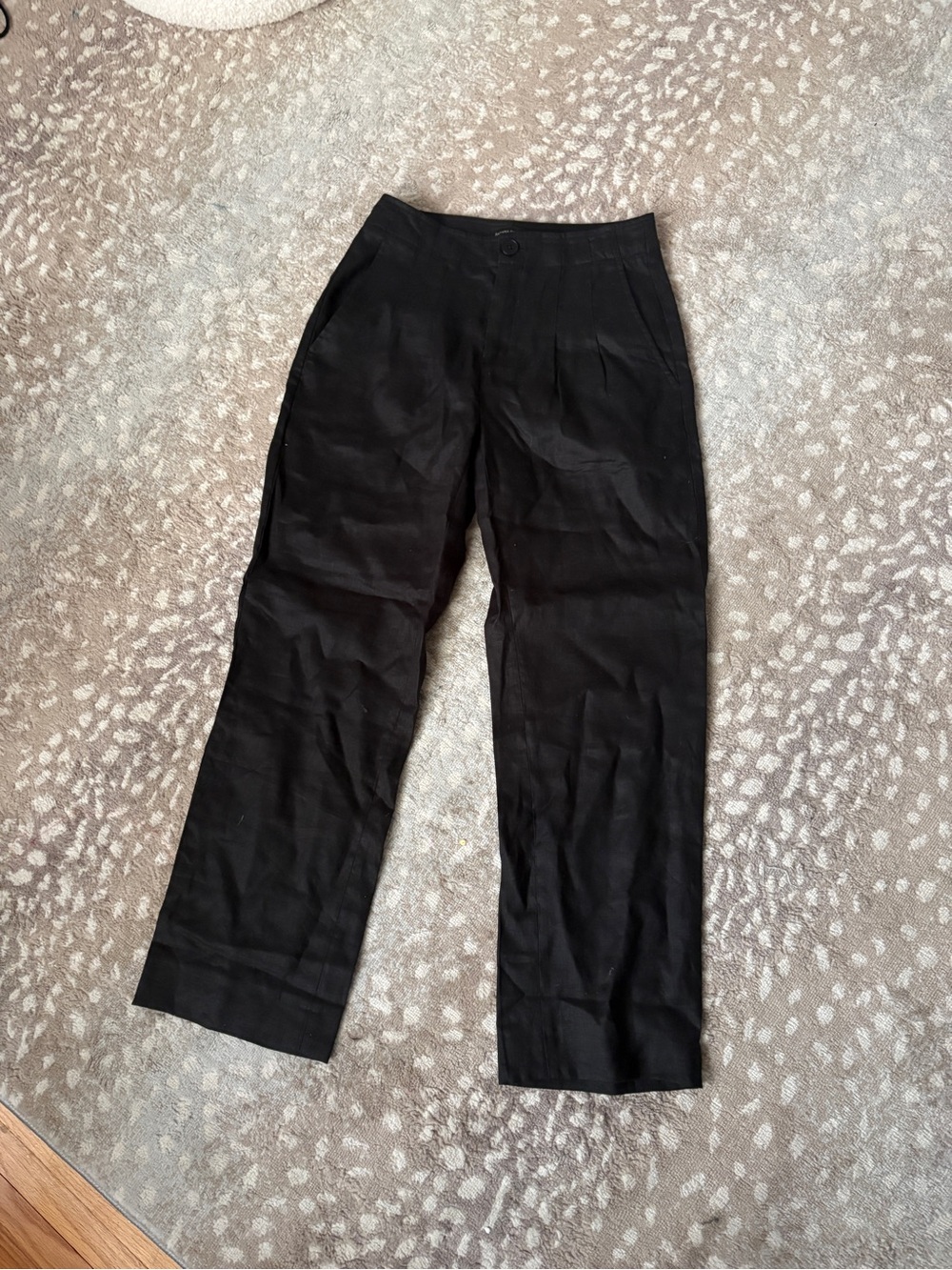 Banana Republic 100% linen black pants size 0